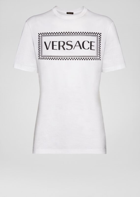 Versace Sustainable 90s Vintage Logo T-shirt Dam - 075846OTJ